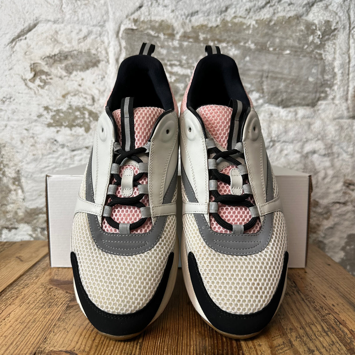 Dior B22 Pink Grey White Sneaker Sz 12 (45)