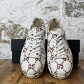 Gucci Red GG White Ace Sneaker Sz 9.5
