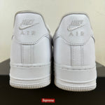 Nike Air Force 1 Low Supreme White Sz 12