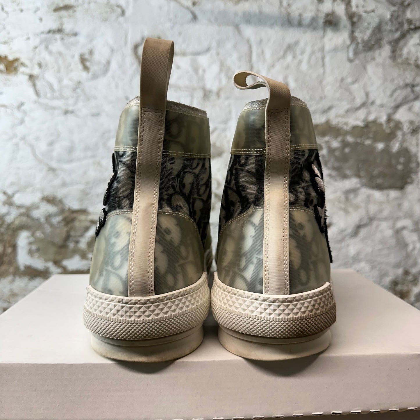 Dior B23 High Stussy Grey Oblique Sz 16 (49)