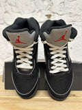 Air Jordan 5 Black Metallic Sz 8