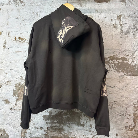 Birth Of Royal Child Flashlight Zip Up Hoodie Black Sz S
