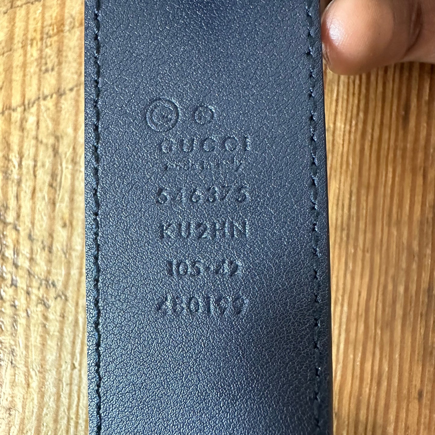 Gucci GG Monogram Floral Bloom Belt Sz (105/42)