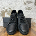 Gucci Low Black Monogram Sneaker Sz 9