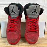 Air Jordan 5 Red Suede Sz 5.5Y