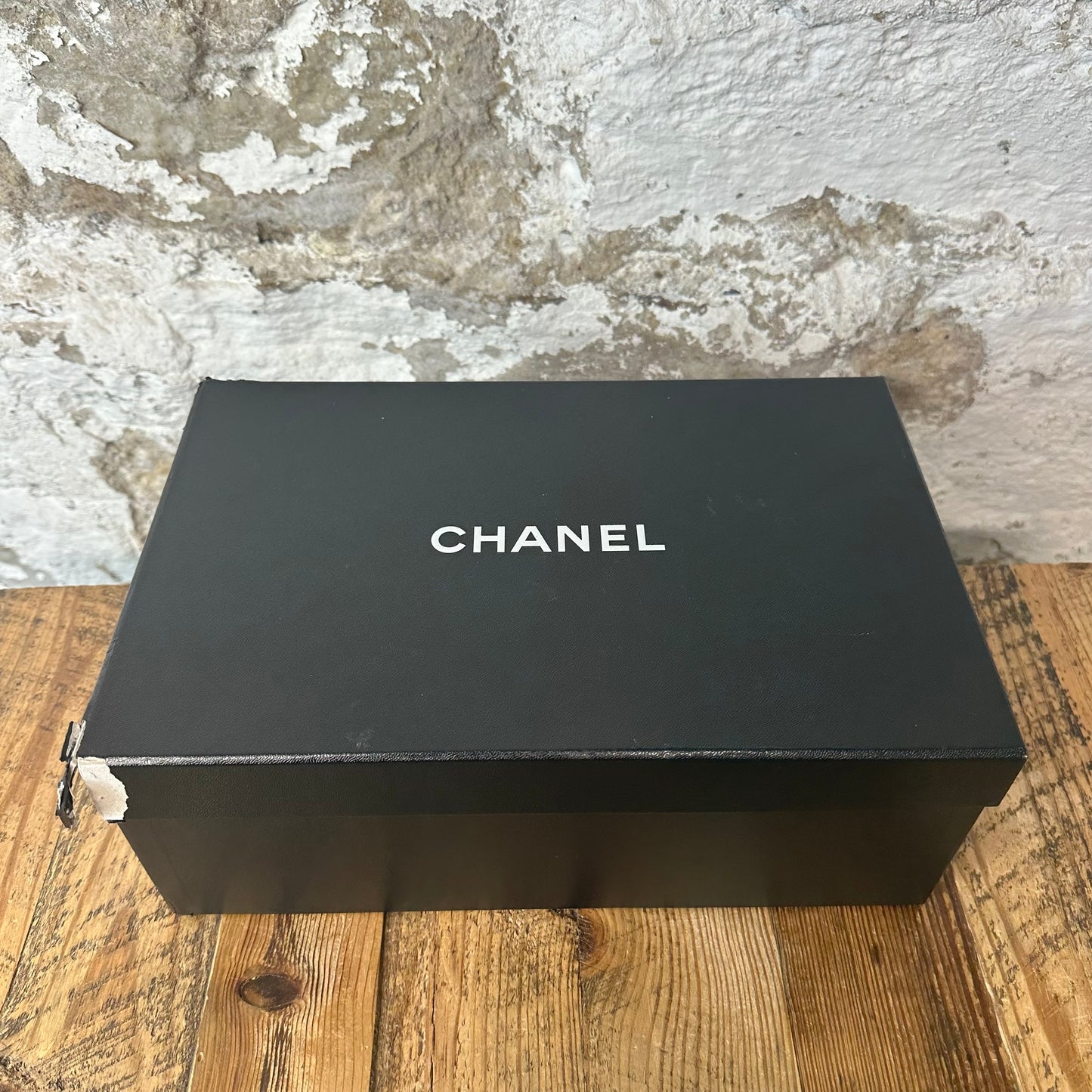 Chanel Silver CC Triple Black Trainer Sneaker Sz 8 (41)
