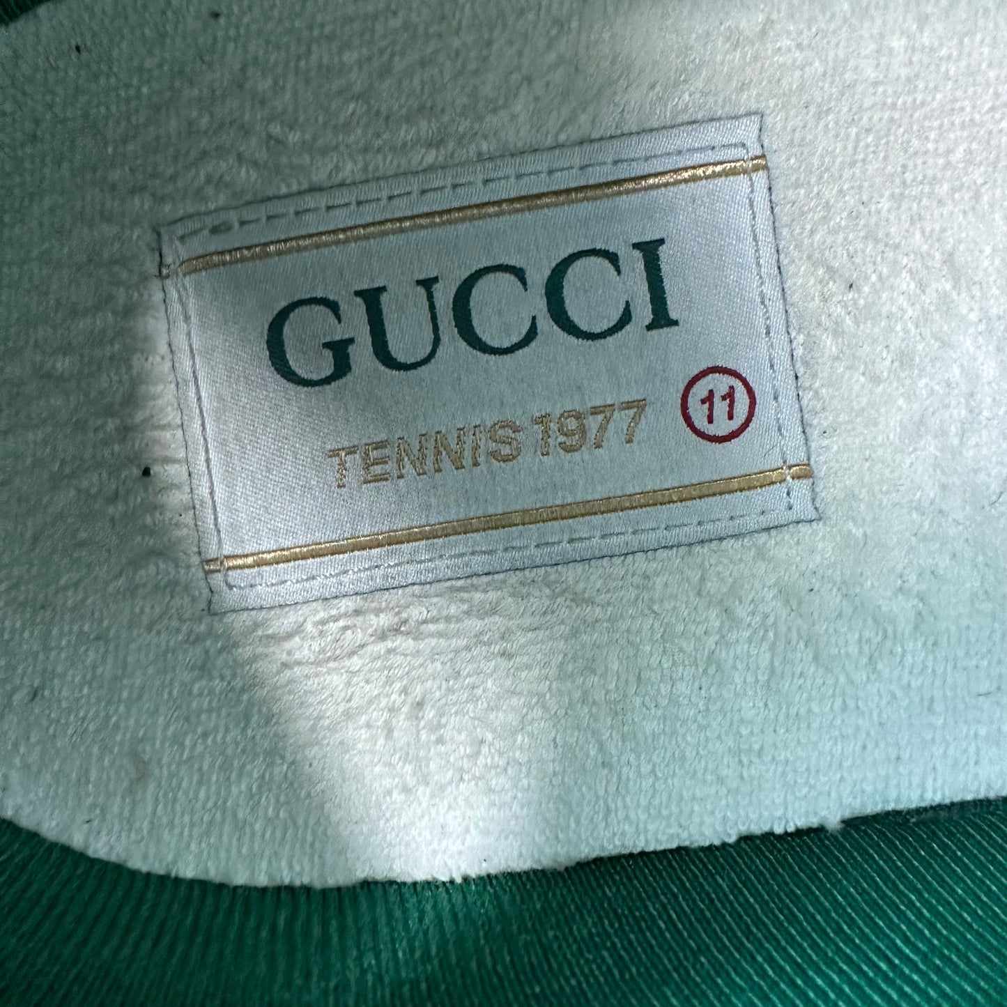 Gucci Tennis 1977 Grey GG Monogram Sneaker Sz 11