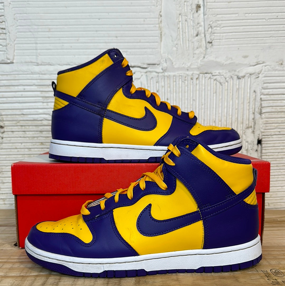 Nike Dunk High Lakers Sz 10