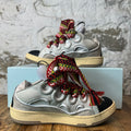 Lanvin Curb Multicolor Lace Grey Sneaker Sz 7 (40)