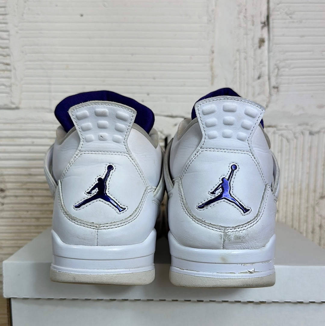 Air Jordan 4 Purple Metallic Sz 14