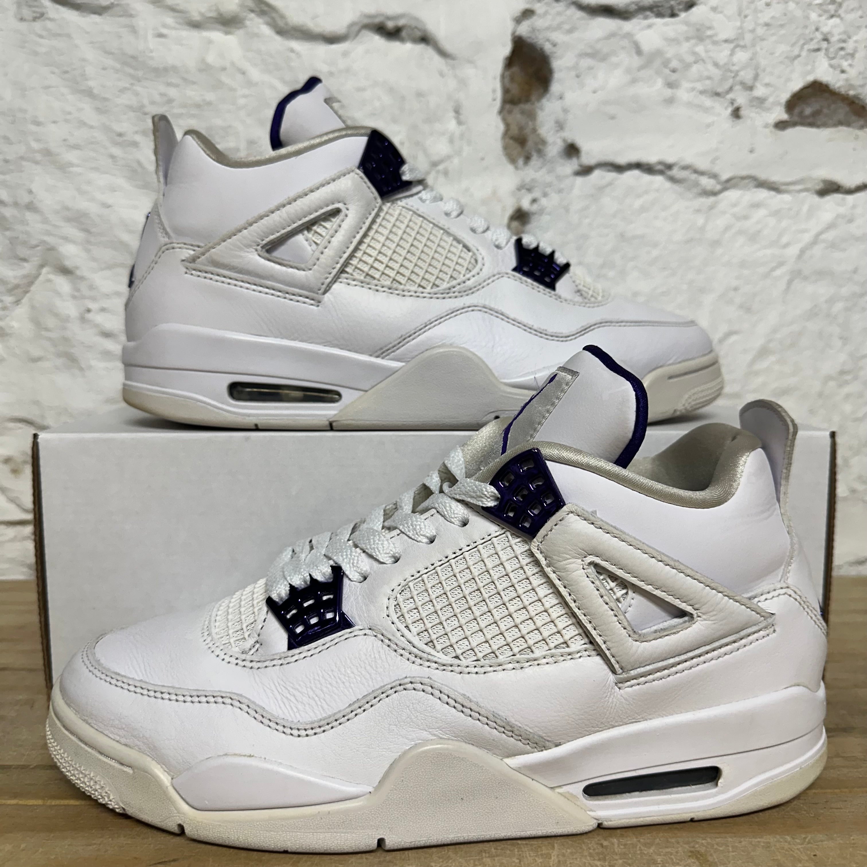 Air Jordan 4 Metallic Purple Sz 10