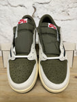 Air Jordan 1 Low Travis Scott Medium Olive Sz 10 DS