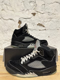 Air Jordan 5 Black Metallic Sz 8