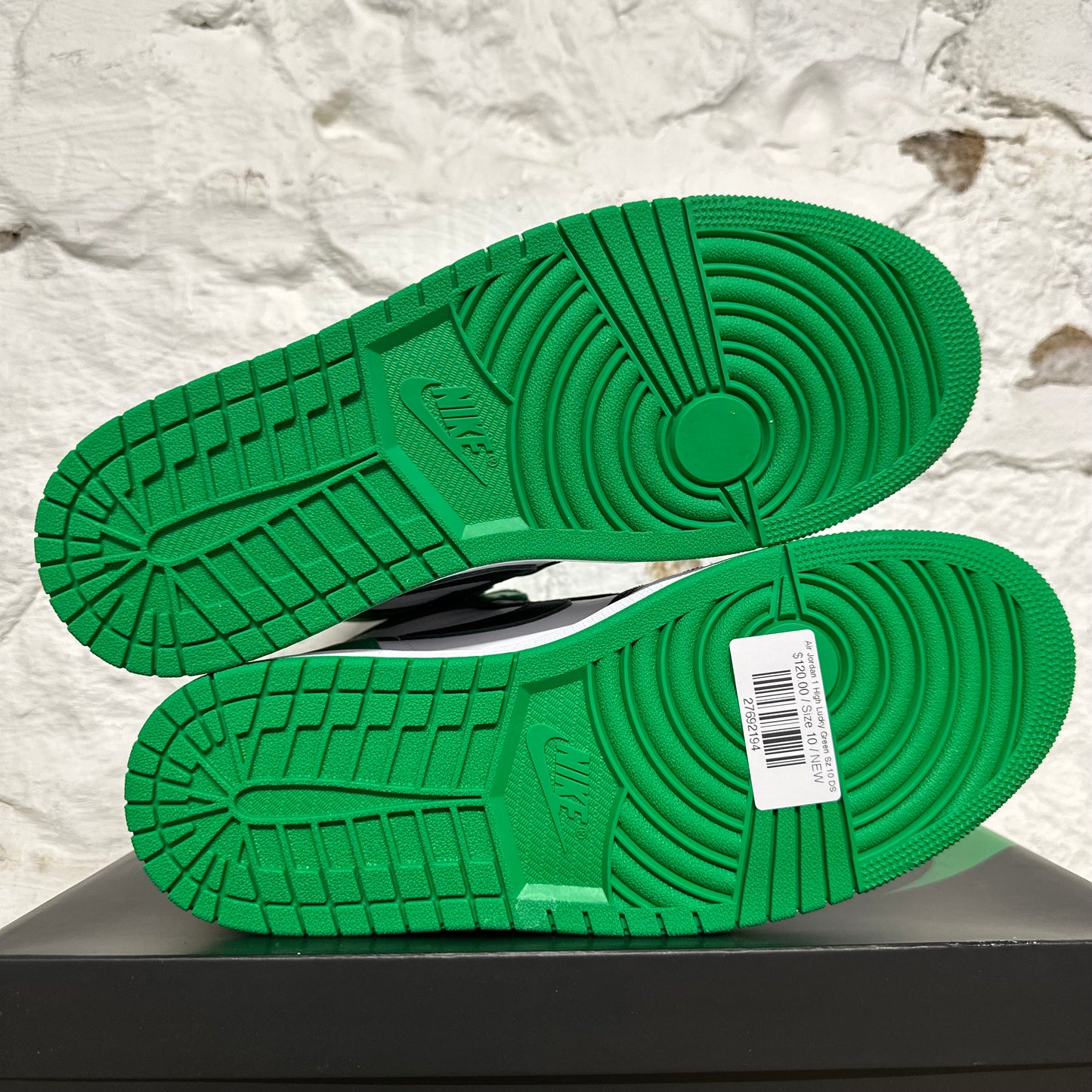 Air Jordan 1 High Lucky Green Sz 10 DS