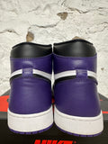 Air Jordan 1 High Court Purple White Sz 11