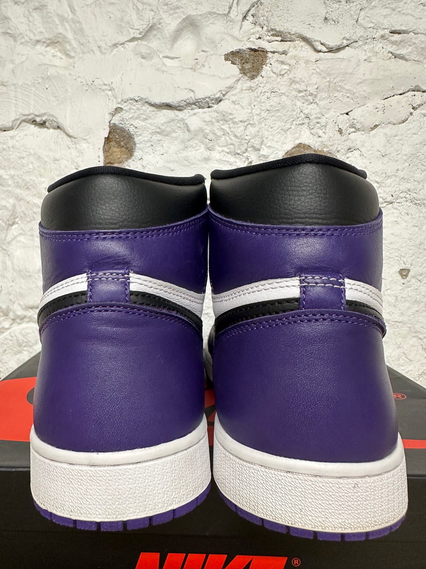 Air Jordan 1 High Court Purple White Sz 11