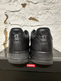 Nike Air Force 1 Supreme Black Sz 9