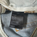Amiri Plain Washed Blue Flare Denim Jeans Sz 31