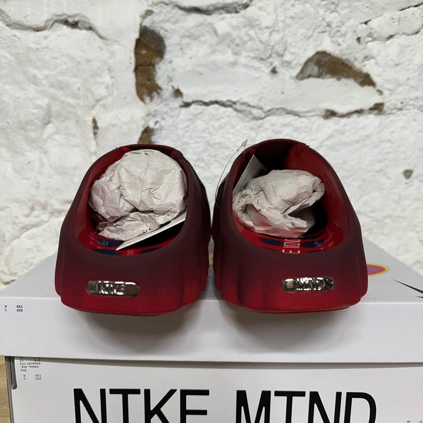 Nike Mind Slide 001 Team Red University Blue Sz 9 DS