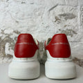 Alexander McQueen Red Tab White Beetle Sneaker Sz 8 (41)