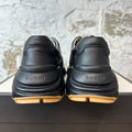 Gucci Rhyton Tiger Logo Black Sneaker Sz 8