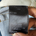 Amiri MX1 Sky Blue Cream Blue Denim Jeans Sz 30
