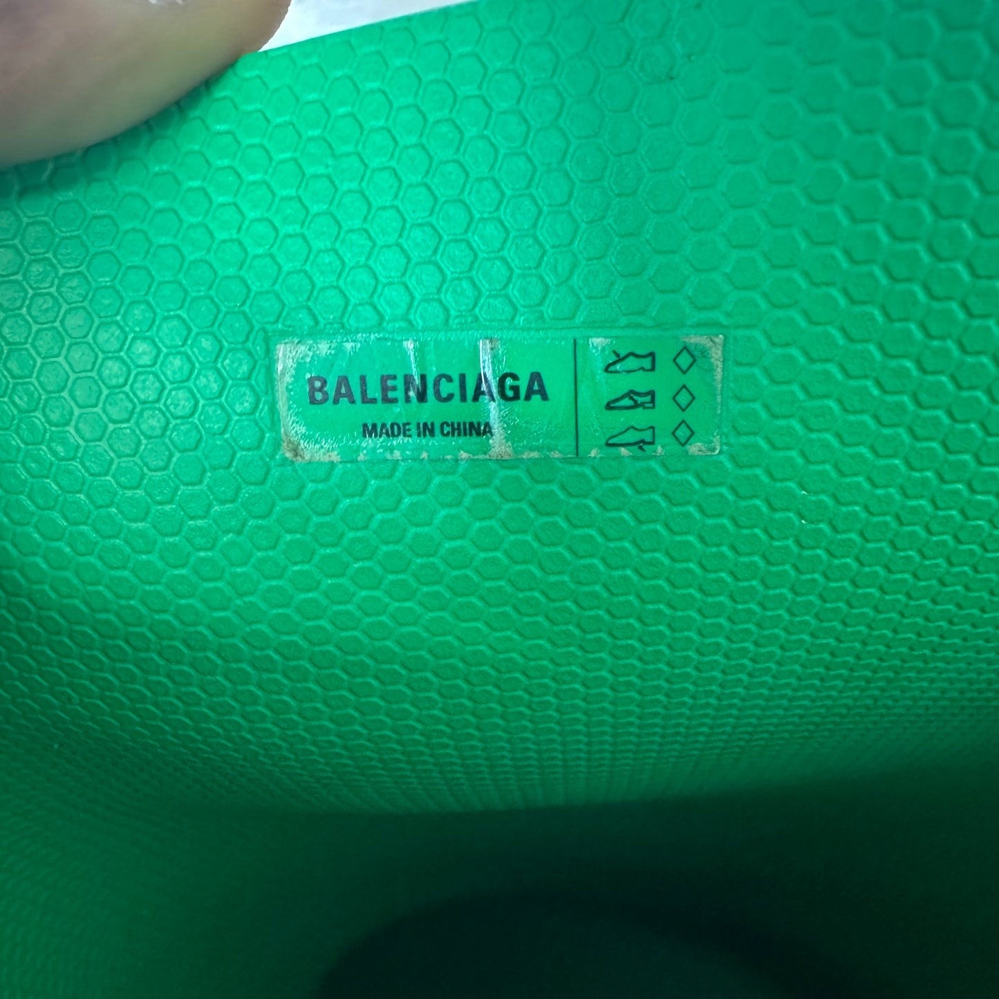 Balenciaga Green Croc Boot Sz 5 (37)