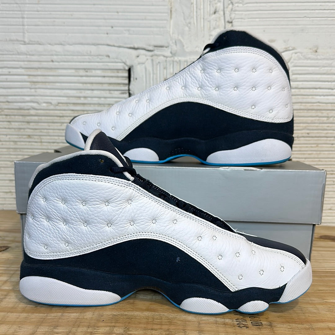 Air Jordan 13 Obsidian Powder Blue Sz 10