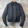 Amiri MA Tonal Crinkle Bomber Jacket Black Sz M