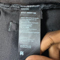Amiri MX1 Cheetah Print Black Denim Jeans Sz 32