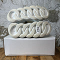 Versace Chain Reaction Cream White Sneaker Sz 7 (40)