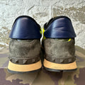 Valentino Yellow Green Camo Rock Runner Sneaker Sz 8 (41)