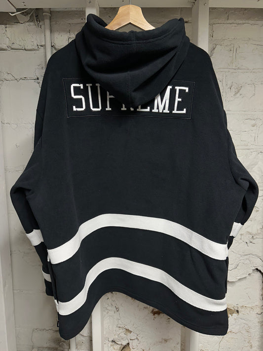 Supreme Polartec Hockey Jersey Hoodie Sz L