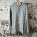 Supreme Big Logo Grey Hoodie Sz XL