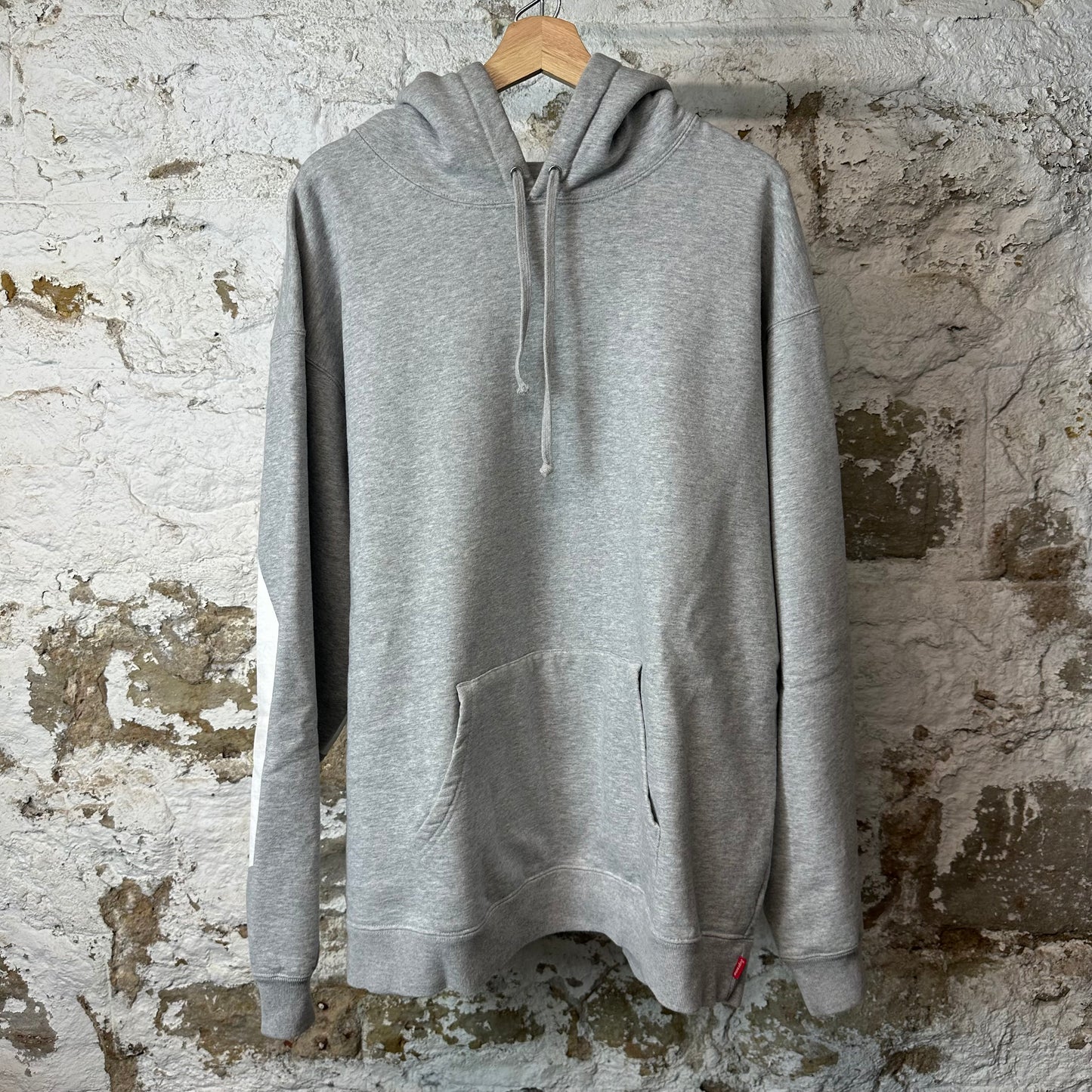 Supreme Big Logo Grey Hoodie Sz XL
