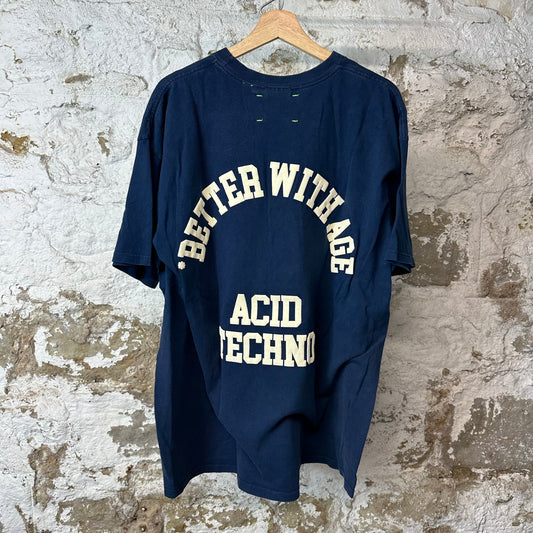Better With Age Techno Blue T-Shirt Sz XL