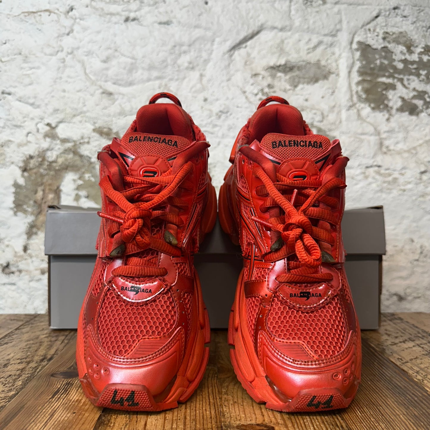 Balenciaga Runner Triple Red Sneaker Sz 8 (41)