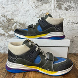 Gucci Ultrapace Gray Blue Sneaker Sz 11.5 No Box