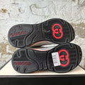 Gucci Ultrapace Silver Cream Sneaker Sz 7.5