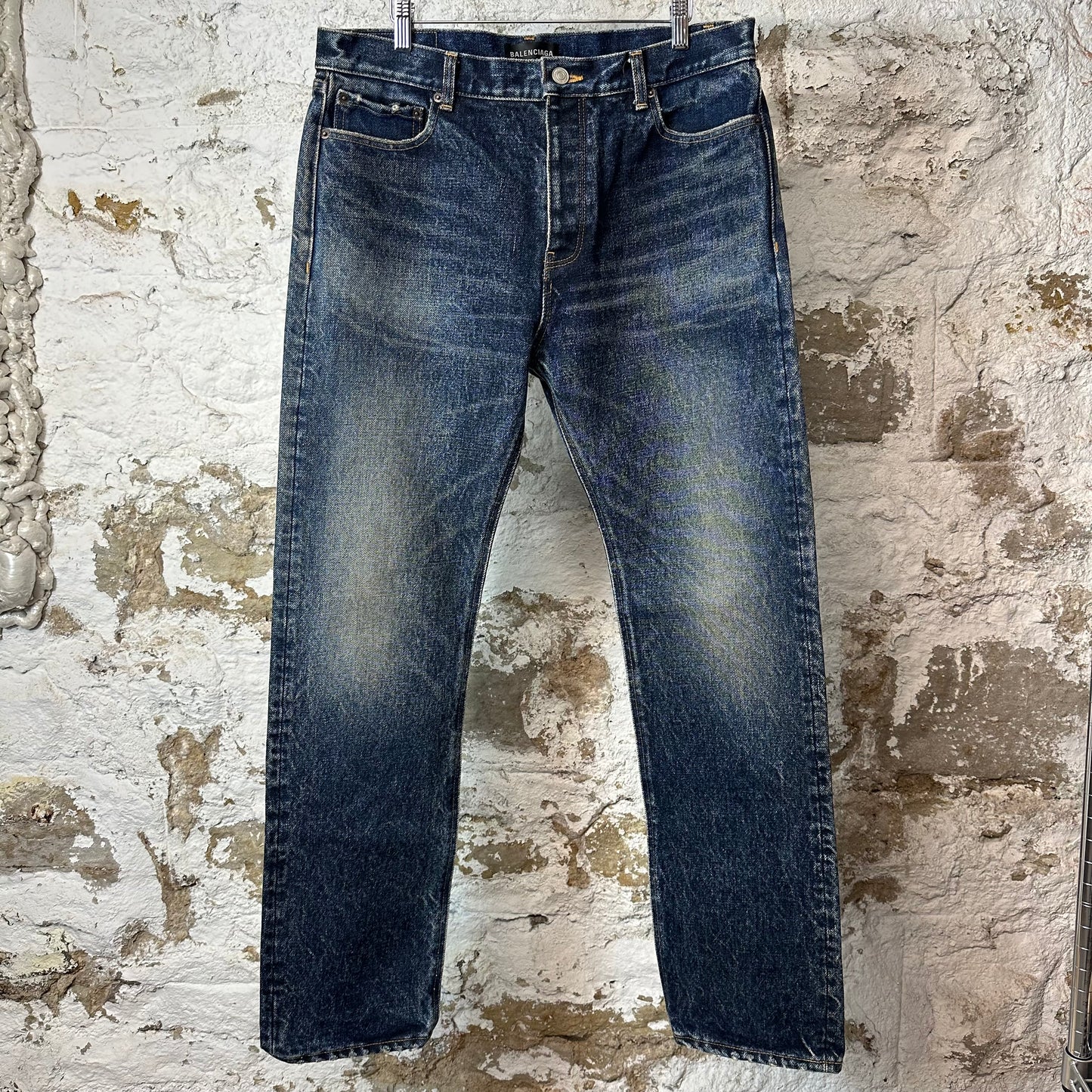 Balenciaga Garde-Robe Heavy Blue Jeans Sz 33 DS