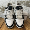 Louis Vuitton Black White Trainer Sneaker Sz 10 (8.5LV)