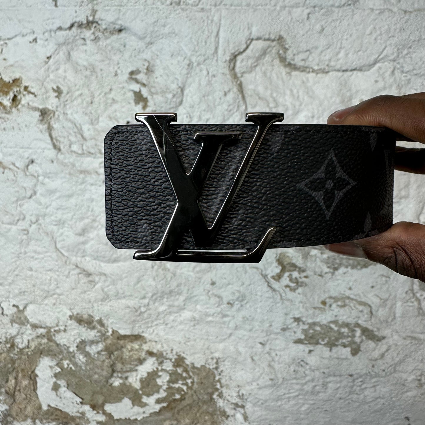 Louis Vuitton Graphite Monogram Belt Sz (95/38) W/ Box