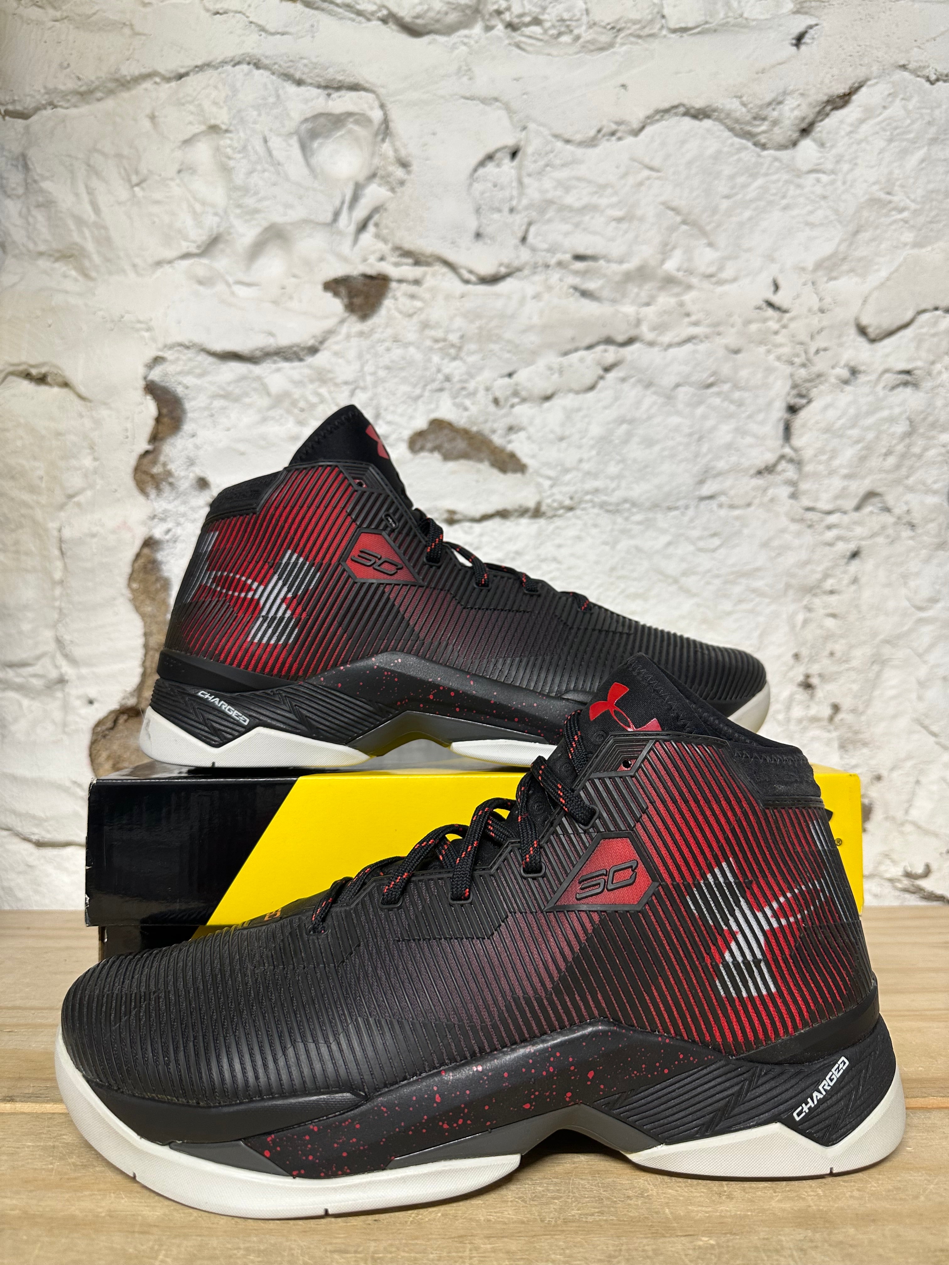 Under Armour Curry 2.5 Red Black Sz 10.5 DS