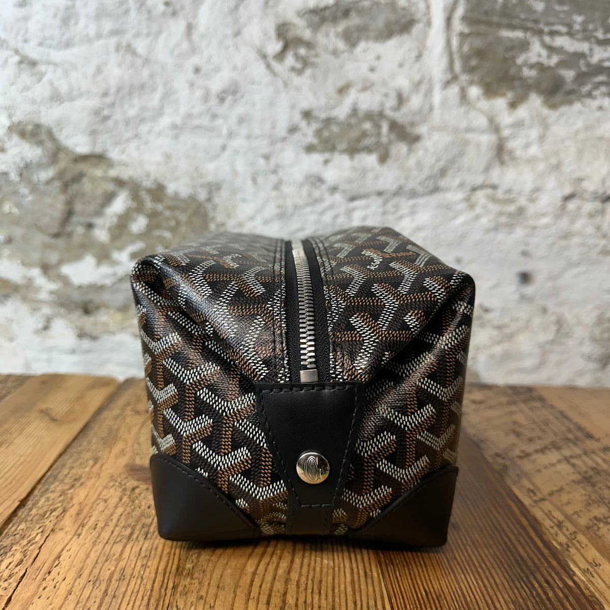 Goyard Boeing 25 Brown Monogram Toilet Bag