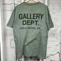Gallery Dept Green Black T-Shirt Sz M