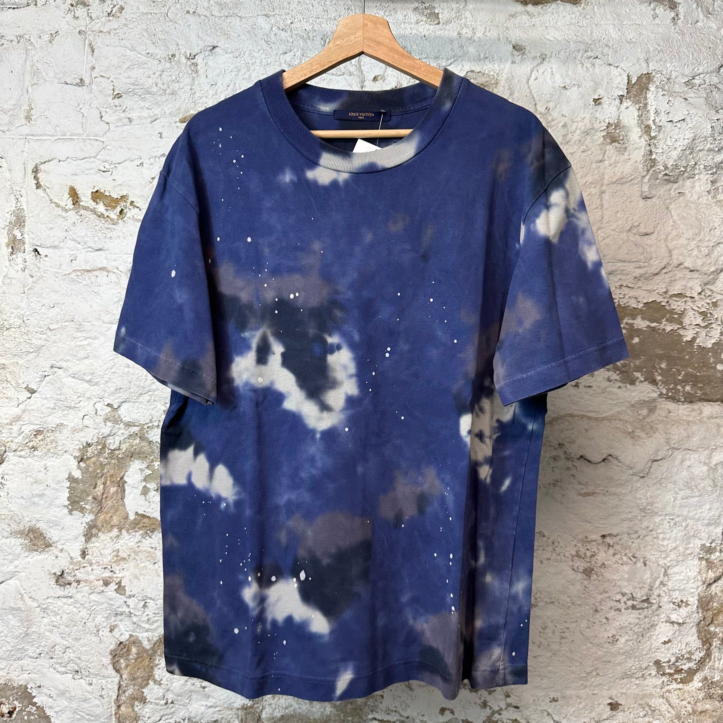 Louis Vuitton Blue Bleached T-shirt Sz M