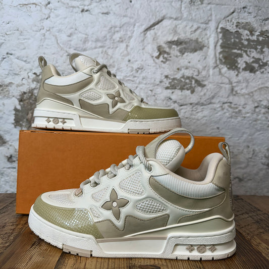Louis Vuitton Beige Cream Skate Sneaker Sz 8.5 (7LV)