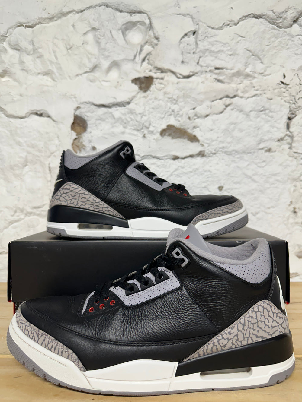 Air Jordan 3 Black Cement Sz 12