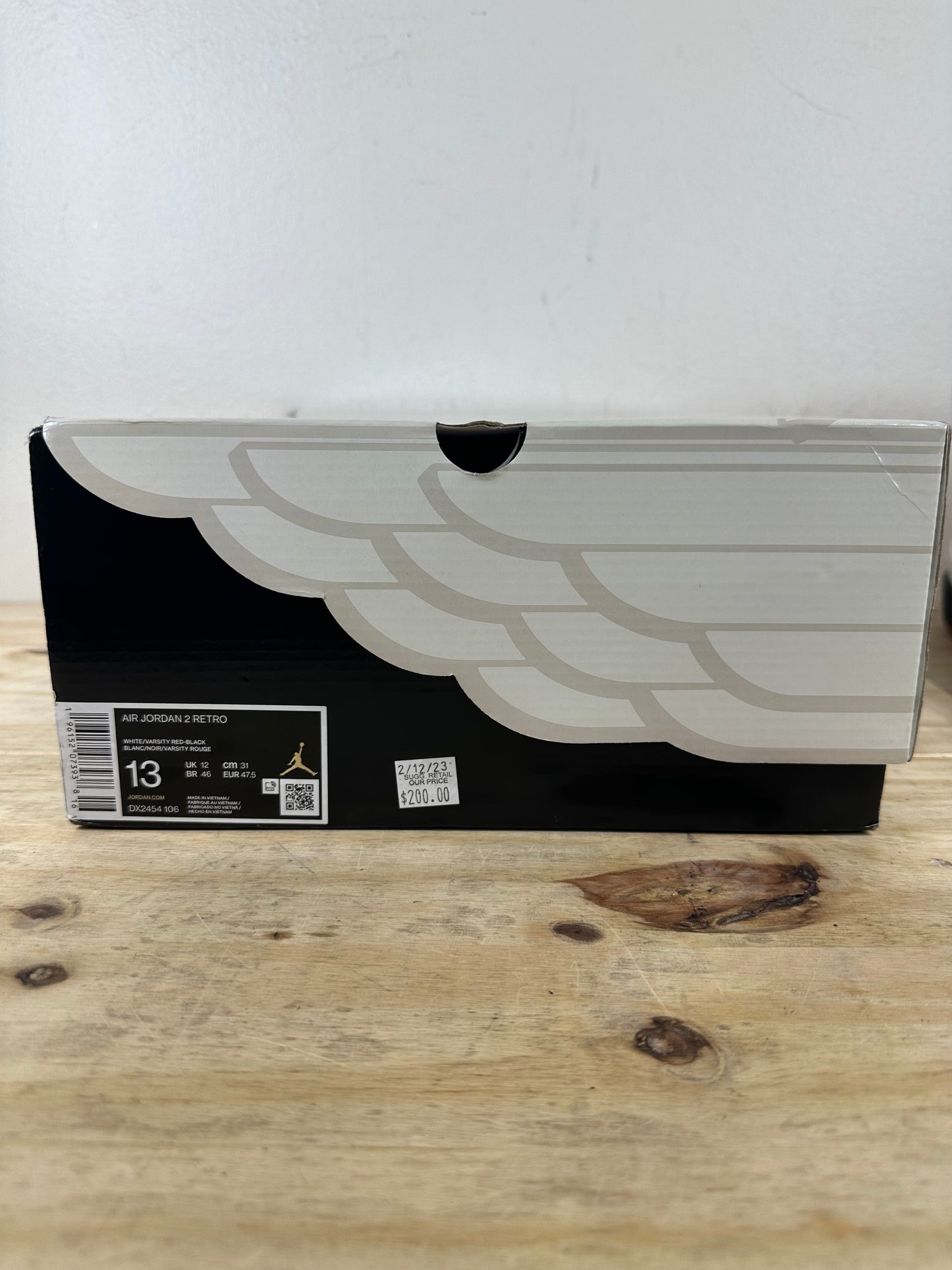 Air Jordan 2 Chicago Sz 13