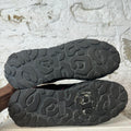 Alexander Mcqueen Black Red Nappa Joey Sneaker Sz 10.5 (43.5)